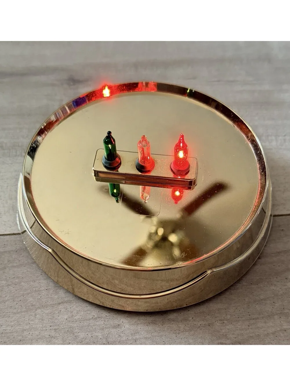 Vintage Light Up 24% Fine Lead Elegant Crystal Holiday Christmas Tree Beautiful!